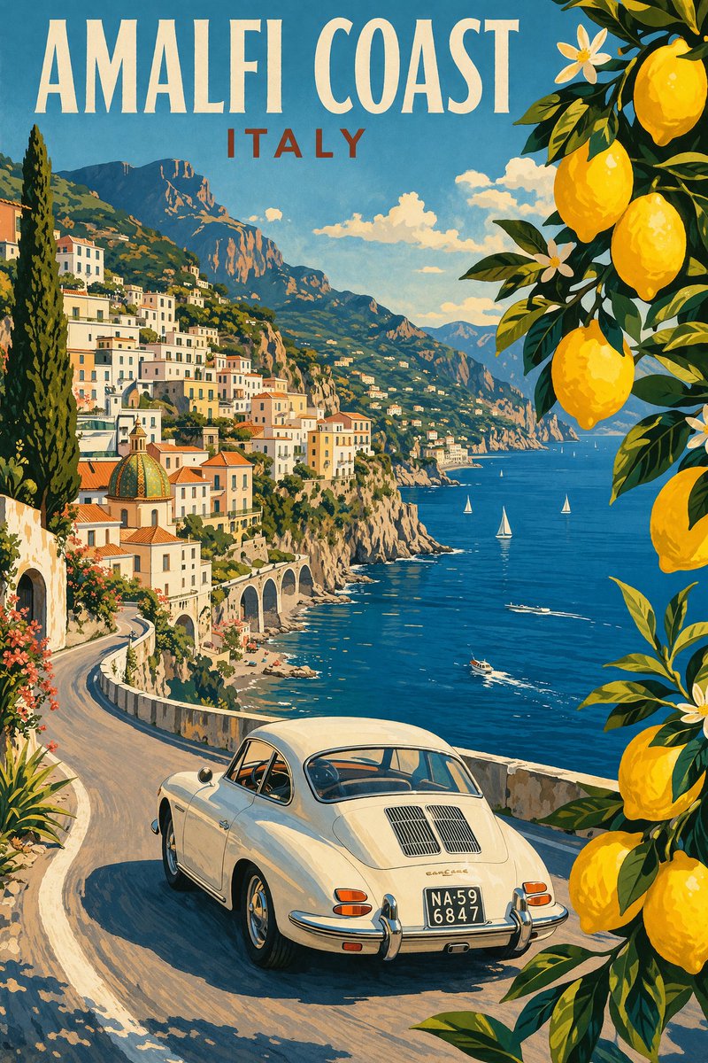 復古旅行海報