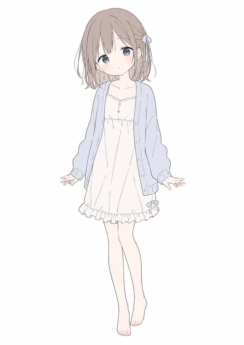 粉彩全身角色